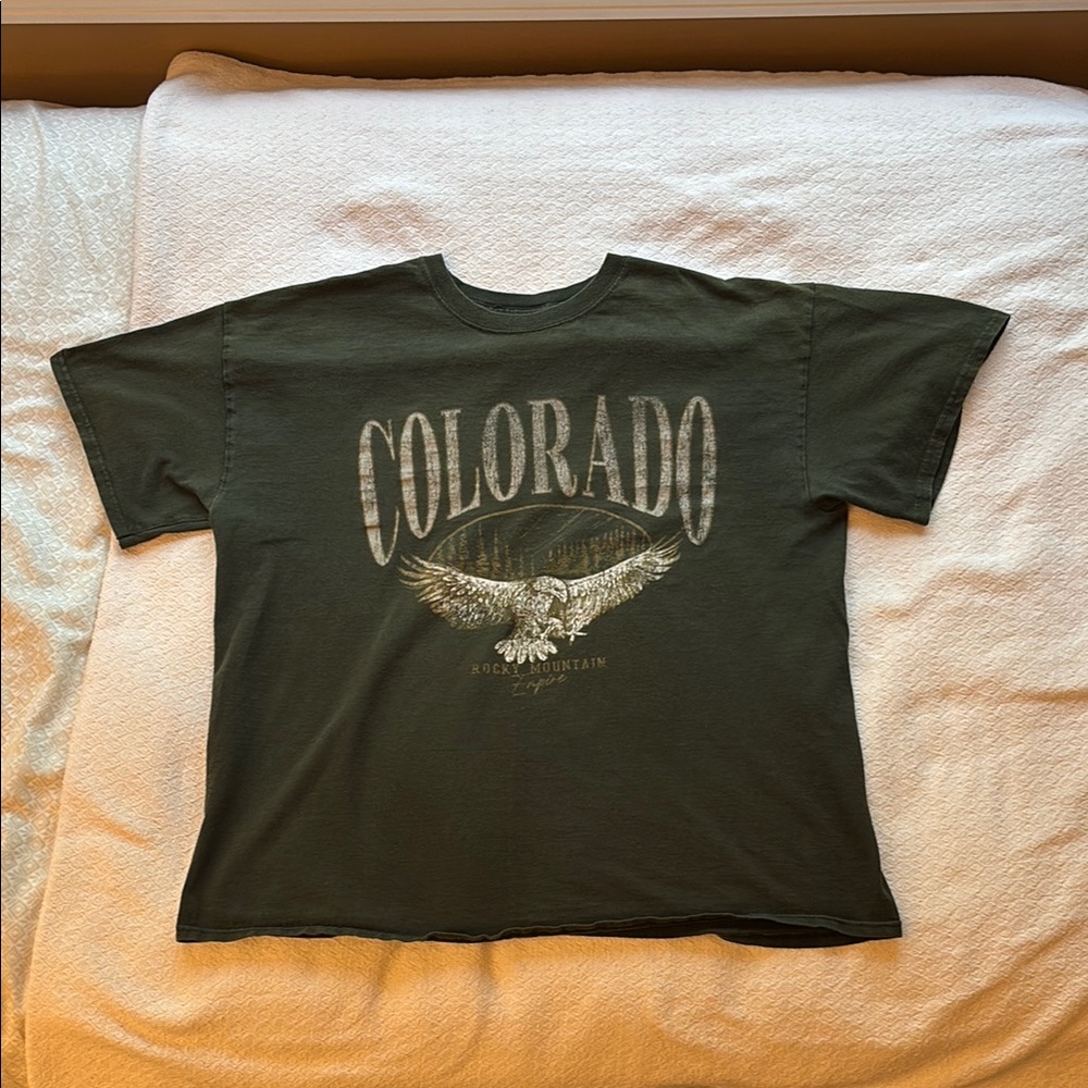 Eagle Graphic T-Shirt - Dark Green